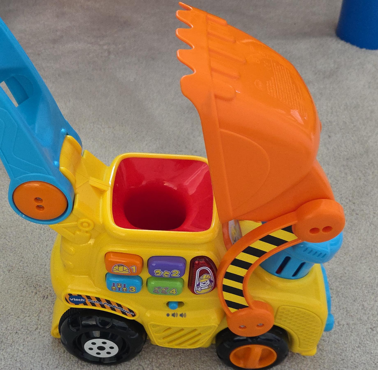 VTech Push & Pop Bulldozer Toy thumbnail