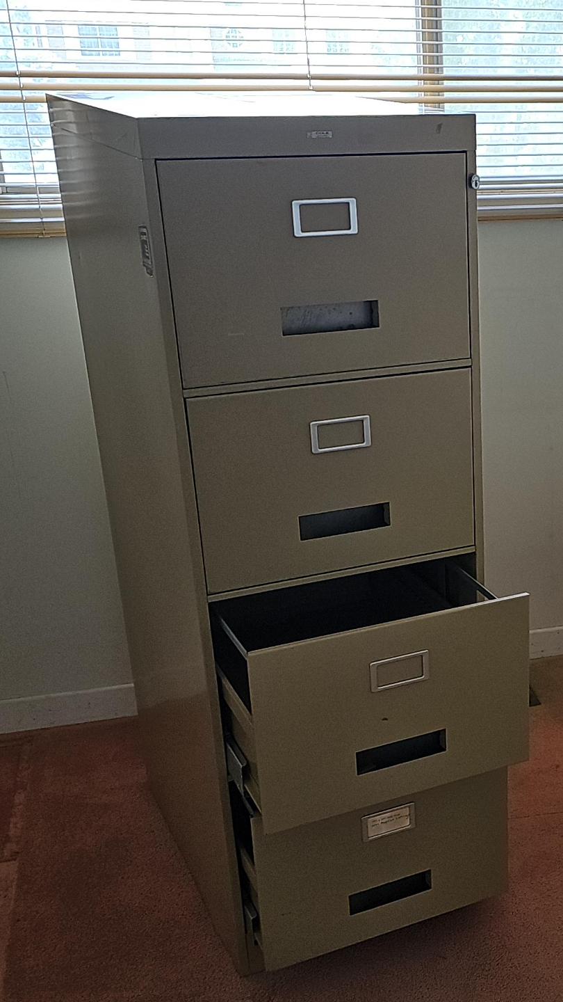 Four-Drawer Filing Cabinet thumbnail