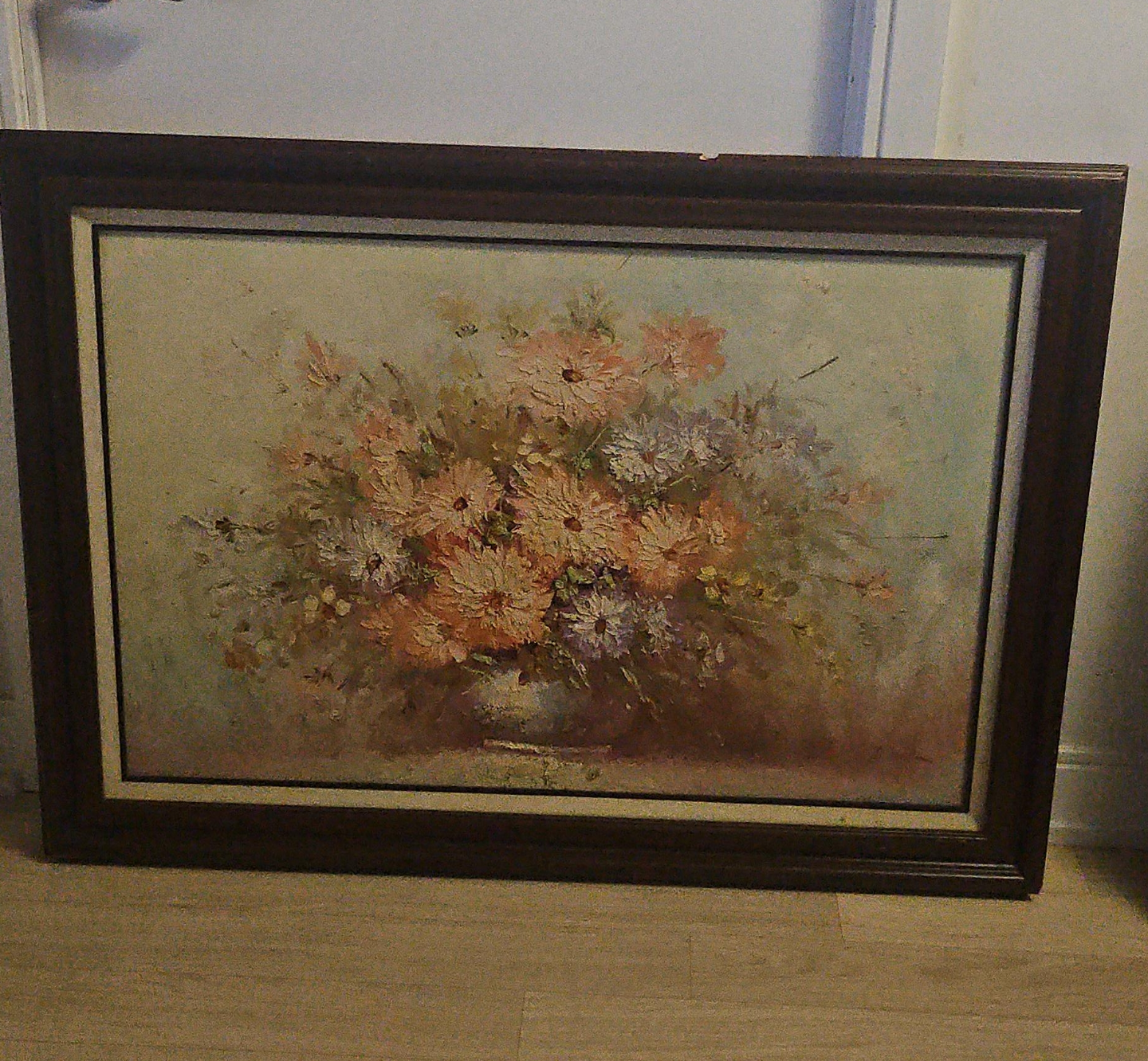 Vintage Floral Oil Painting thumbnail