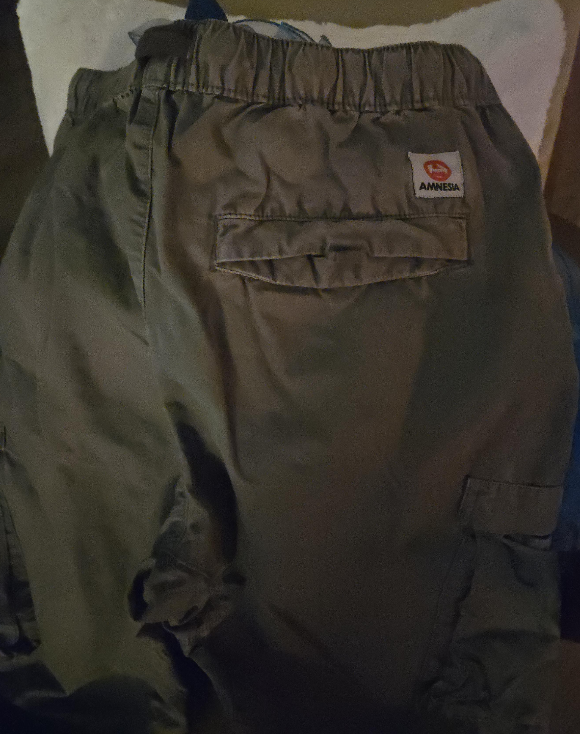 Amnesia olive green cargo pants thumbnail