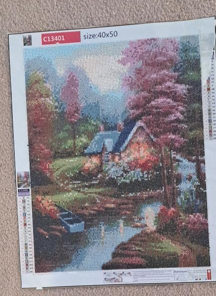 Diamond Painting Kit - Cottage thumbnail