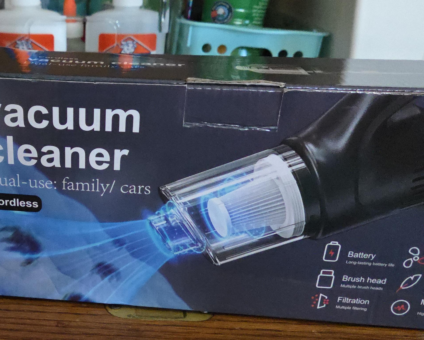 Cordless Handheld Vacuum Cleaner with Attachments thumbnail