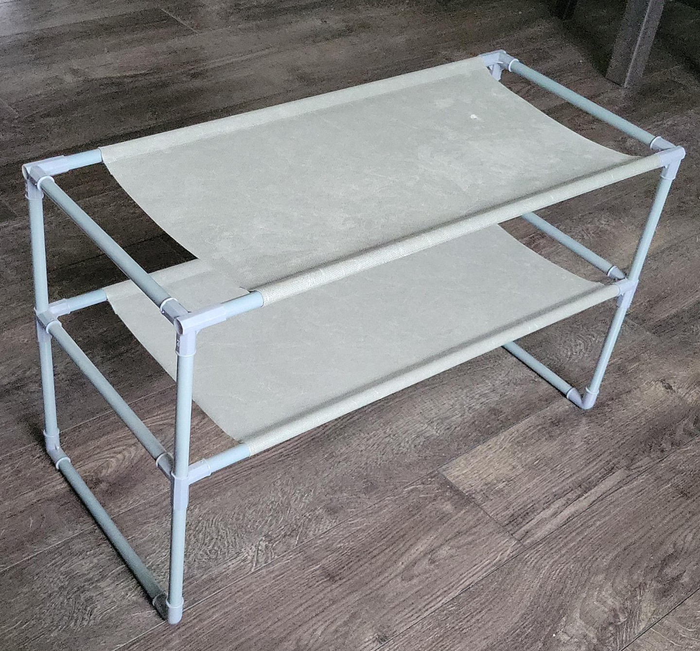 Two-Tier Fabric Shoe Rack Organiser thumbnail