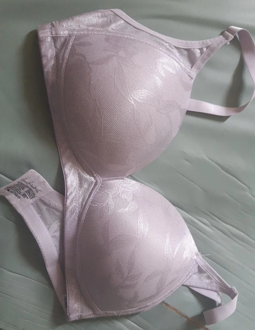 Exquisite lavender padded bra thumbnail