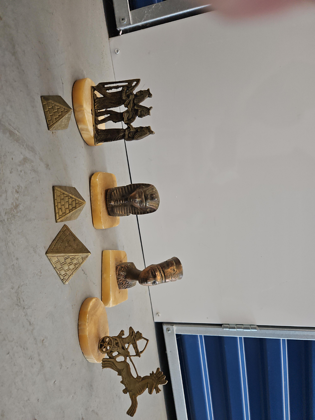 Egyptian Themed Decorative Figurines Set
