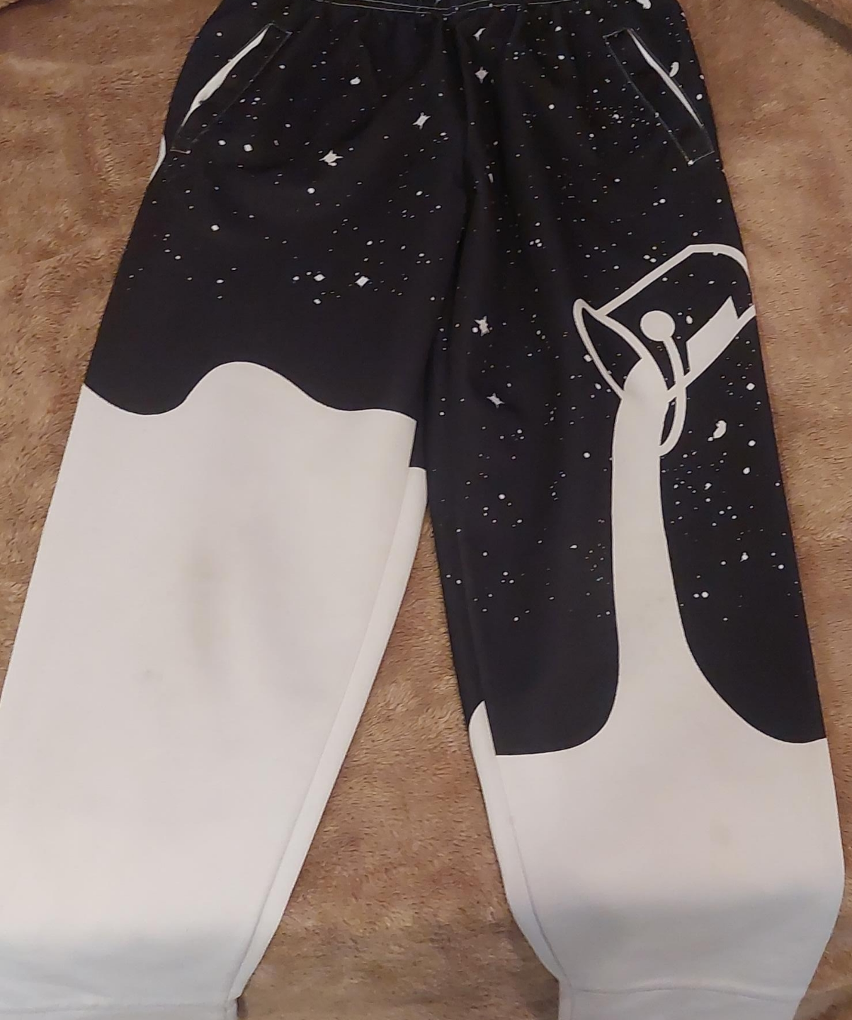 Galaxy Milk Print Joggers thumbnail