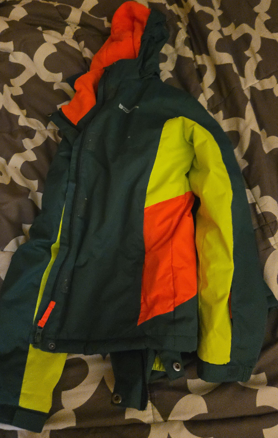 Kids' Colour-Block Ski Jacket thumbnail