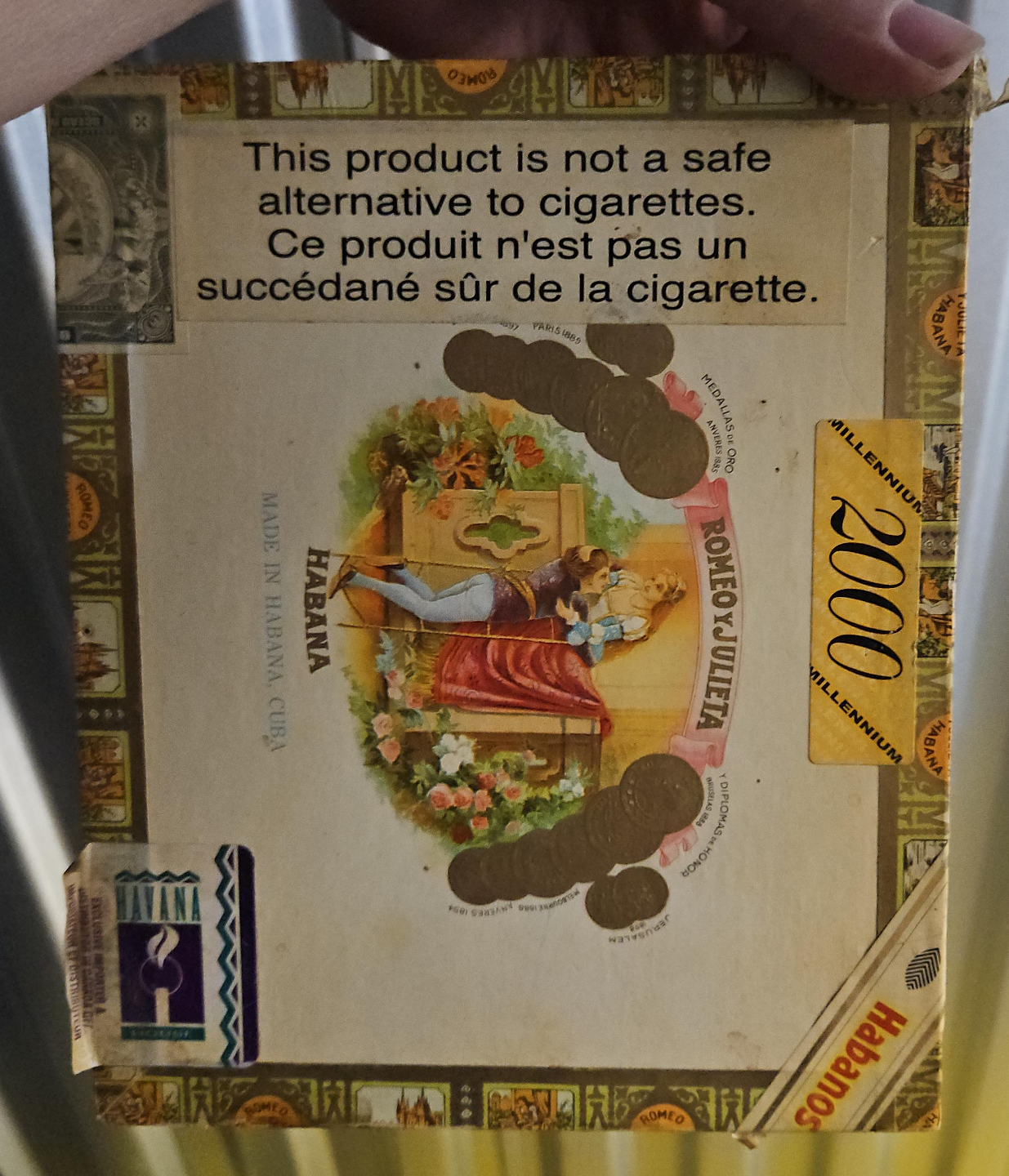 Romeo y Julieta "Millennium 2000" Cigar box