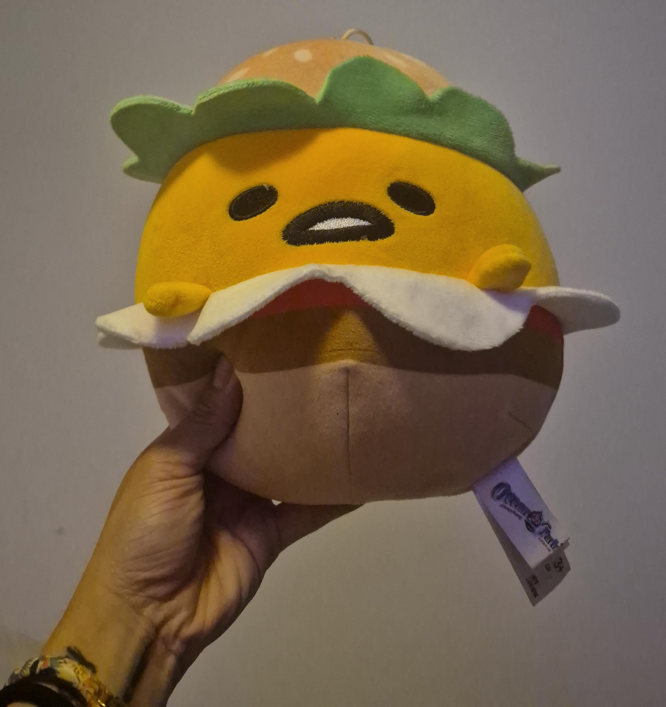 Gudetama Burger Plush Toy thumbnail
