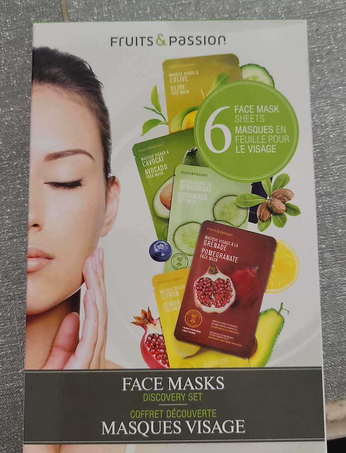 Fruits & Passion Face Mask Discovery Set - 6 Sheets thumbnail