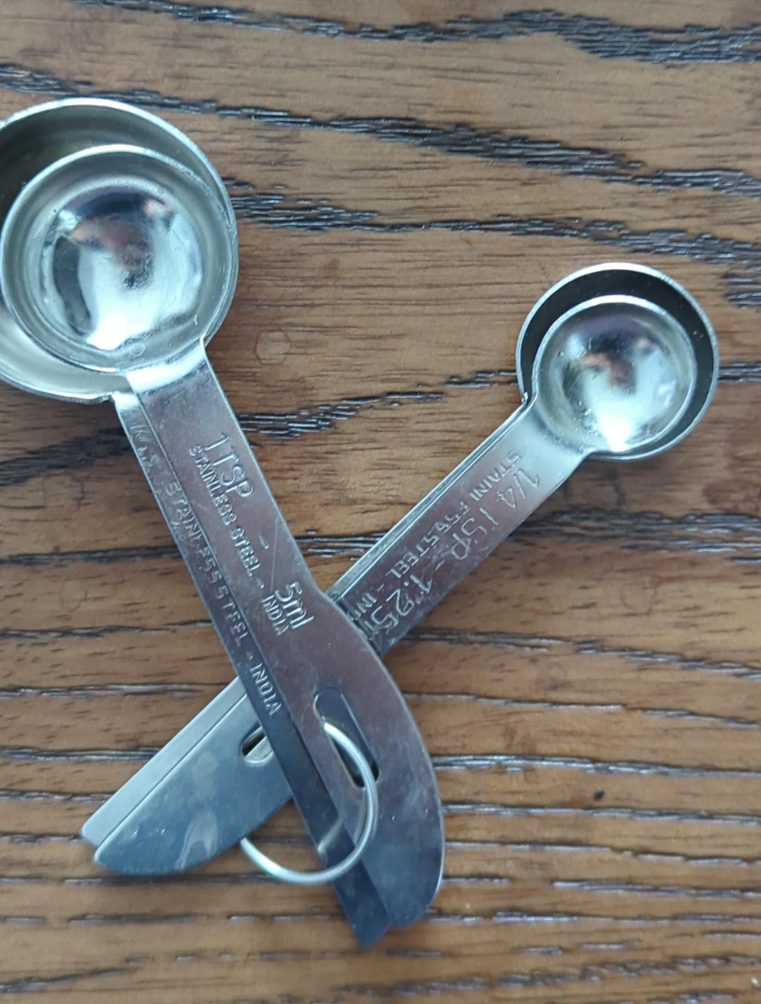 Stainless Steel Measuring Spoons thumbnail