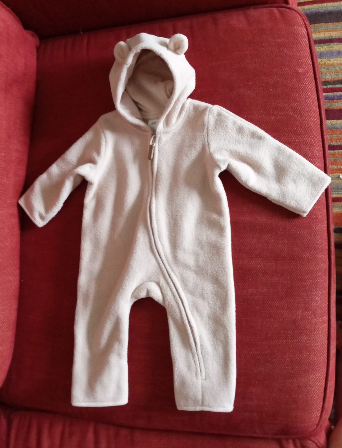 H&M Baby Fleece Jumpsuit Size 3M thumbnail
