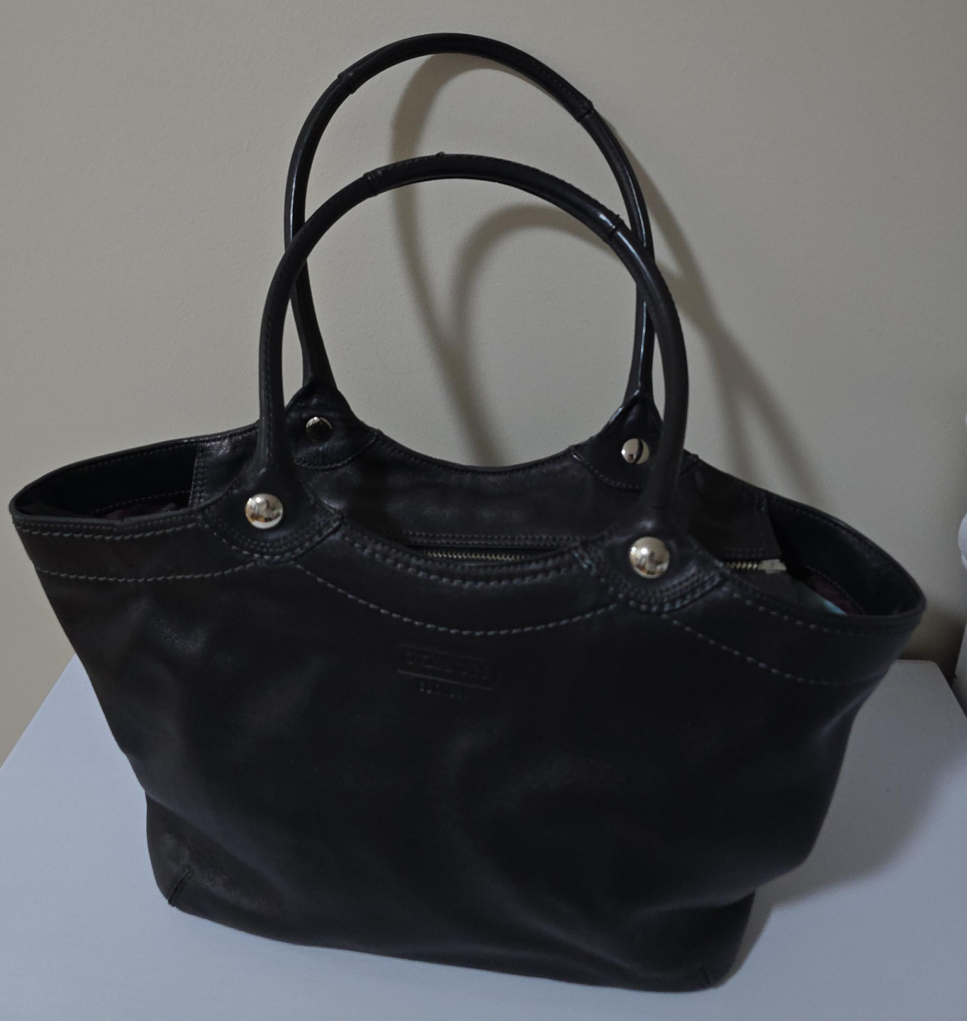 Coach Leather Tote Bag thumbnail