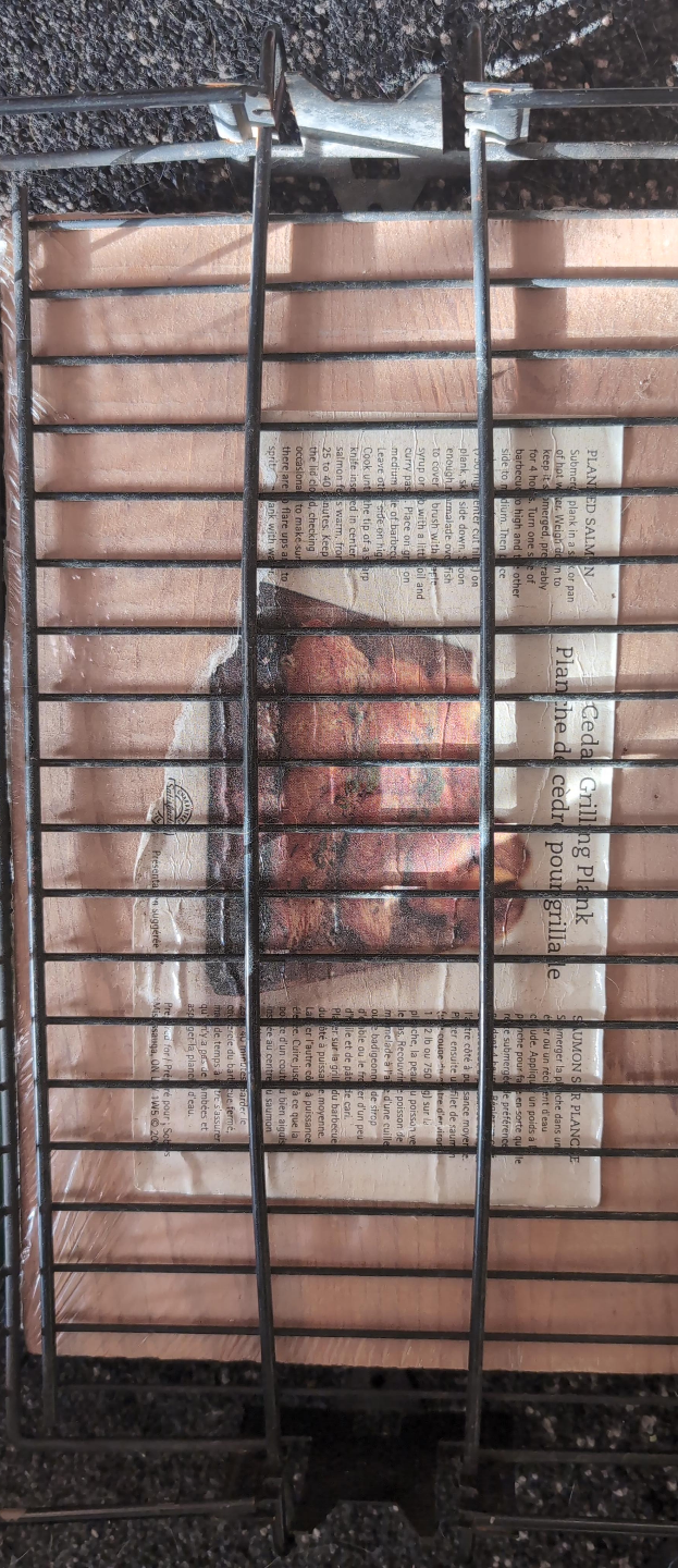 Vintage Cedar Plank Grill Basket thumbnail