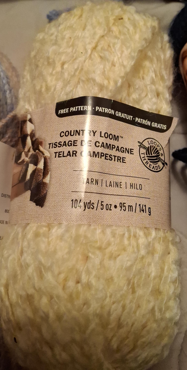 Loops & Threads Country Loom Yarn - Cream thumbnail