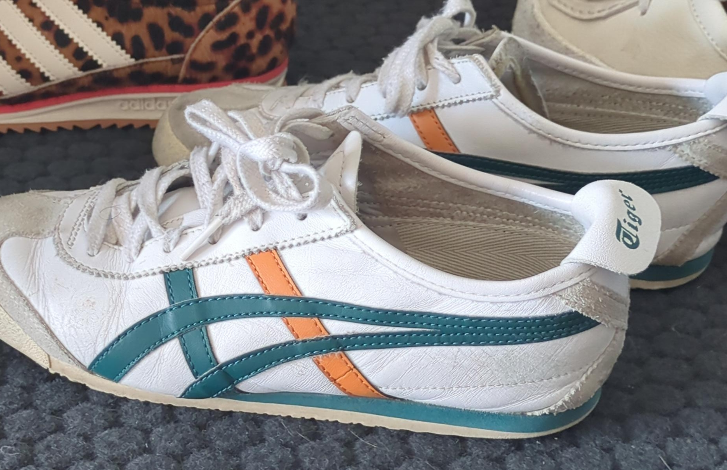 Onitsuka Tiger Mexico 66 White/Teal Forest Sneakers
