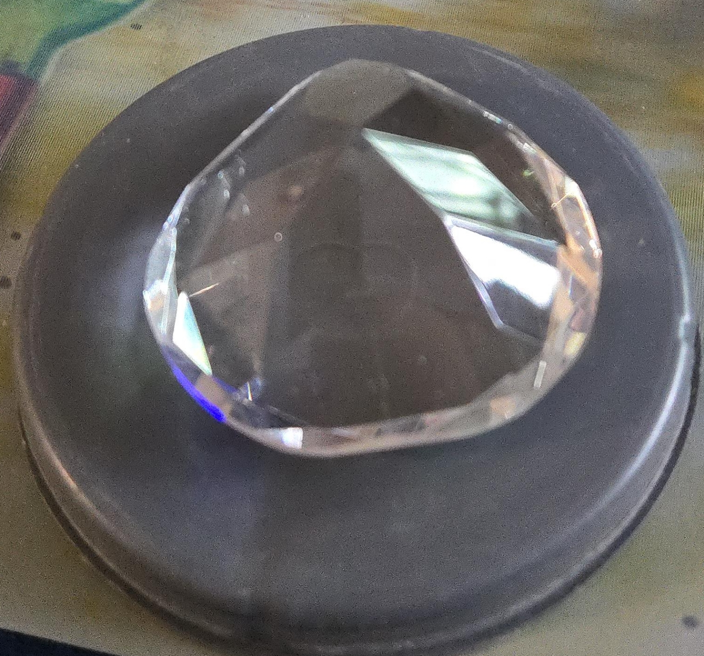 Clear Crystal Paperweight thumbnail