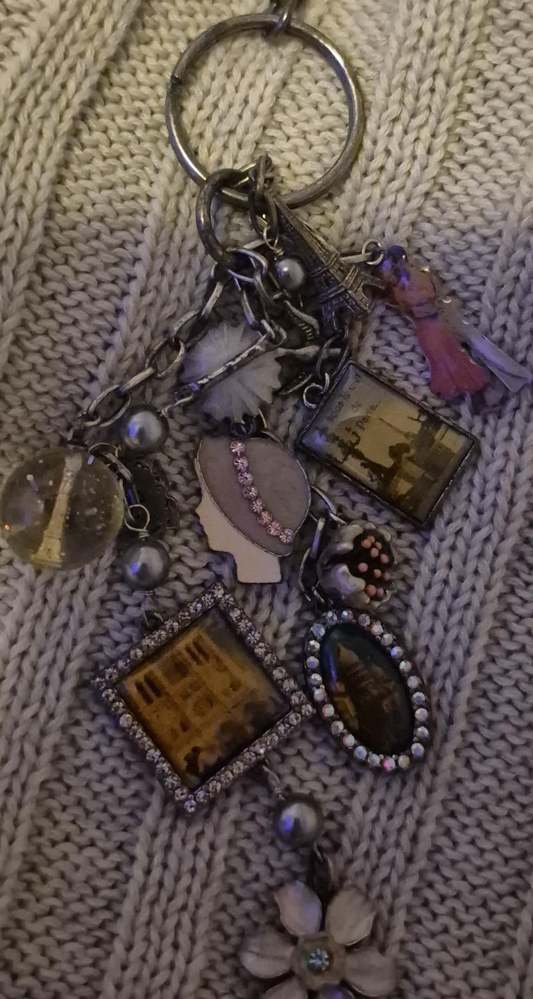 Vintage Multi-Charm Keychain thumbnail