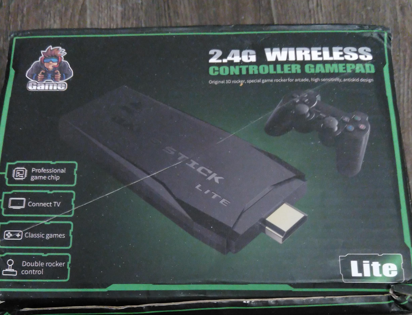 Game Stick Lite 2.4G Wireless Controller Gamepad