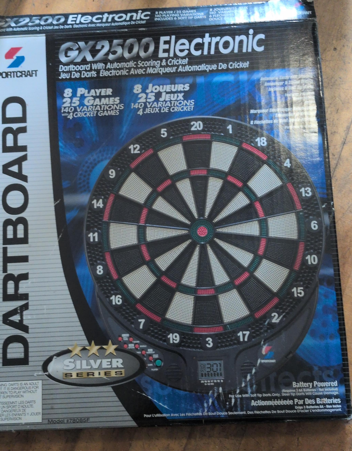 Portcraft GX2500 Electronic Dartboard thumbnail