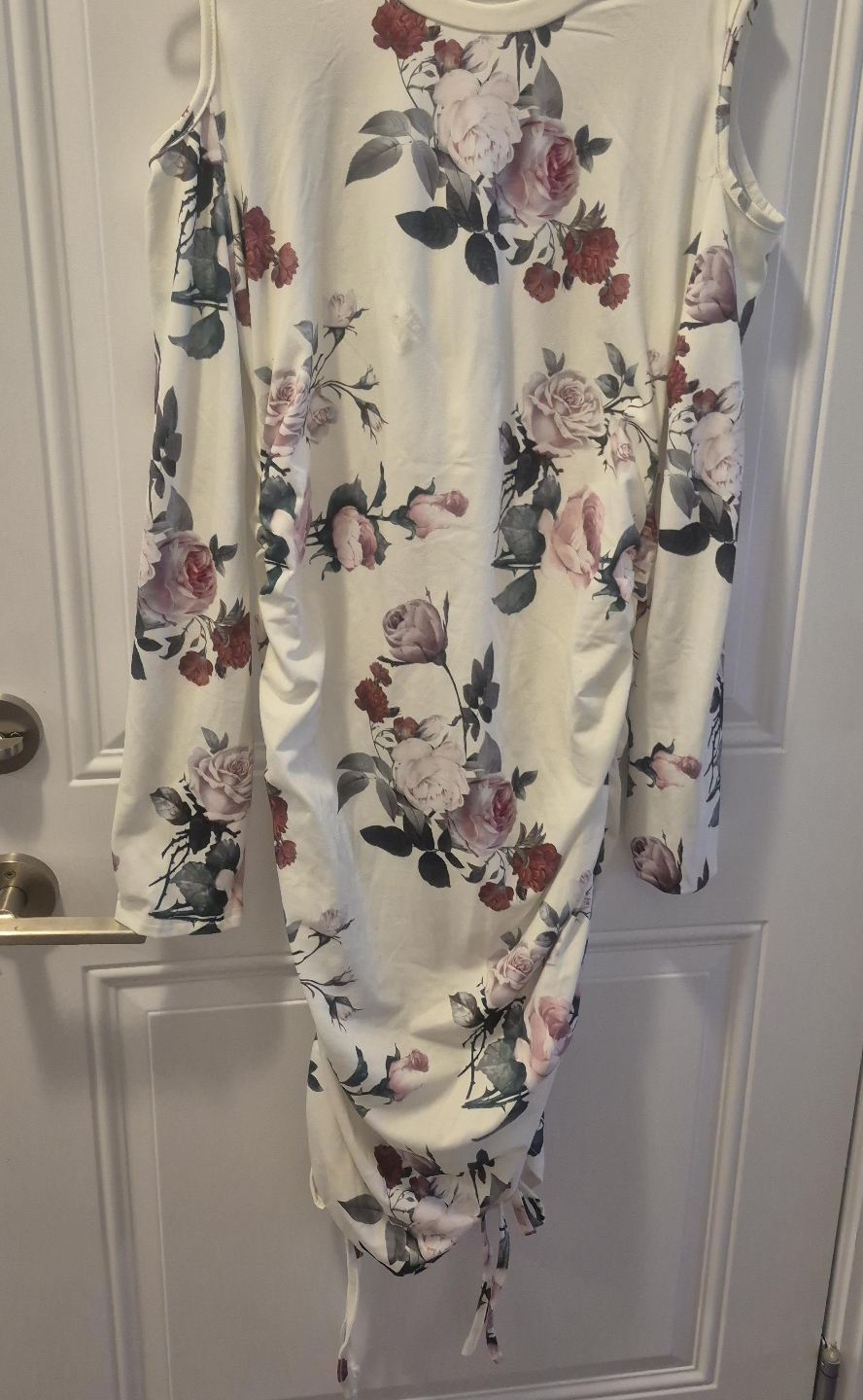 Floral Cold Shoulder  Dress thumbnail