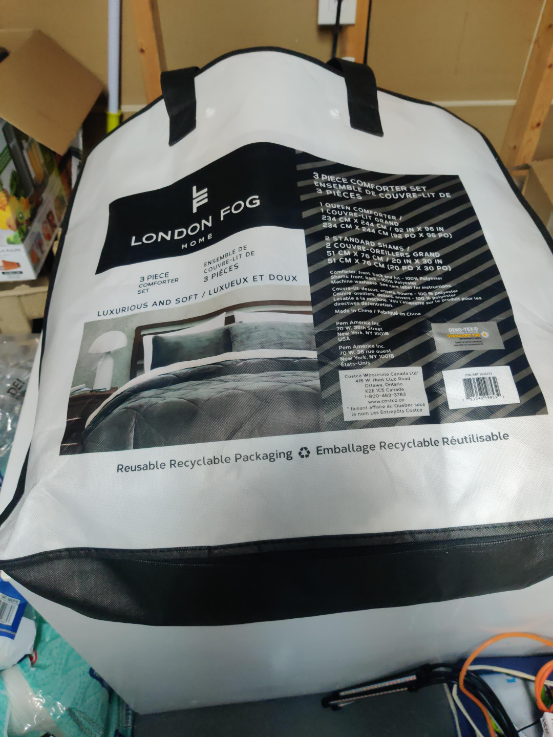 London Fog 3-Piece Comforter Set