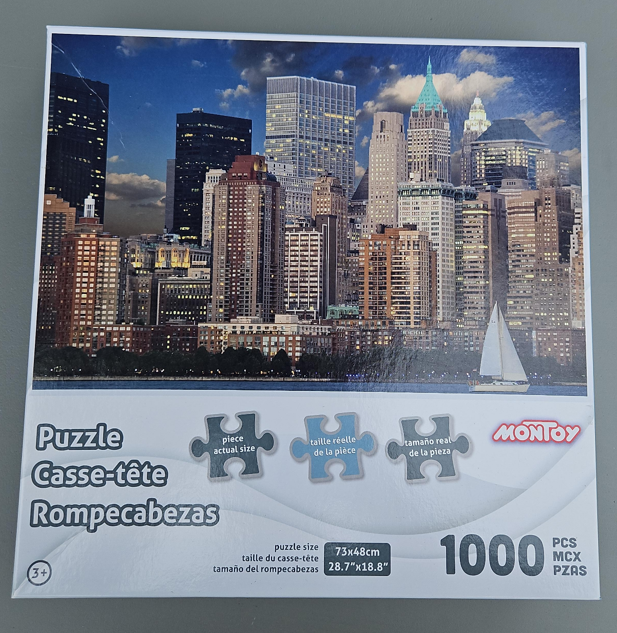 ⚽️ MONTOY 1000 Piece Puzzle - New York City Skyline
