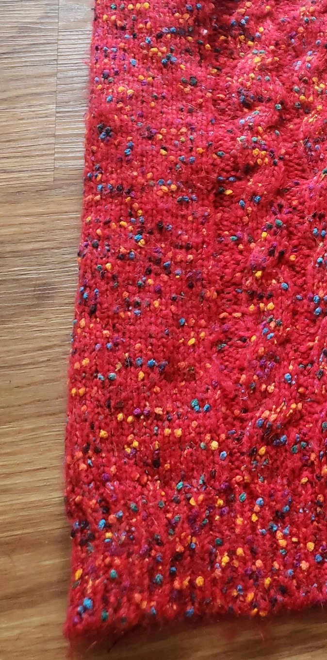Red Knit Dog Sweater, Medium thumbnail