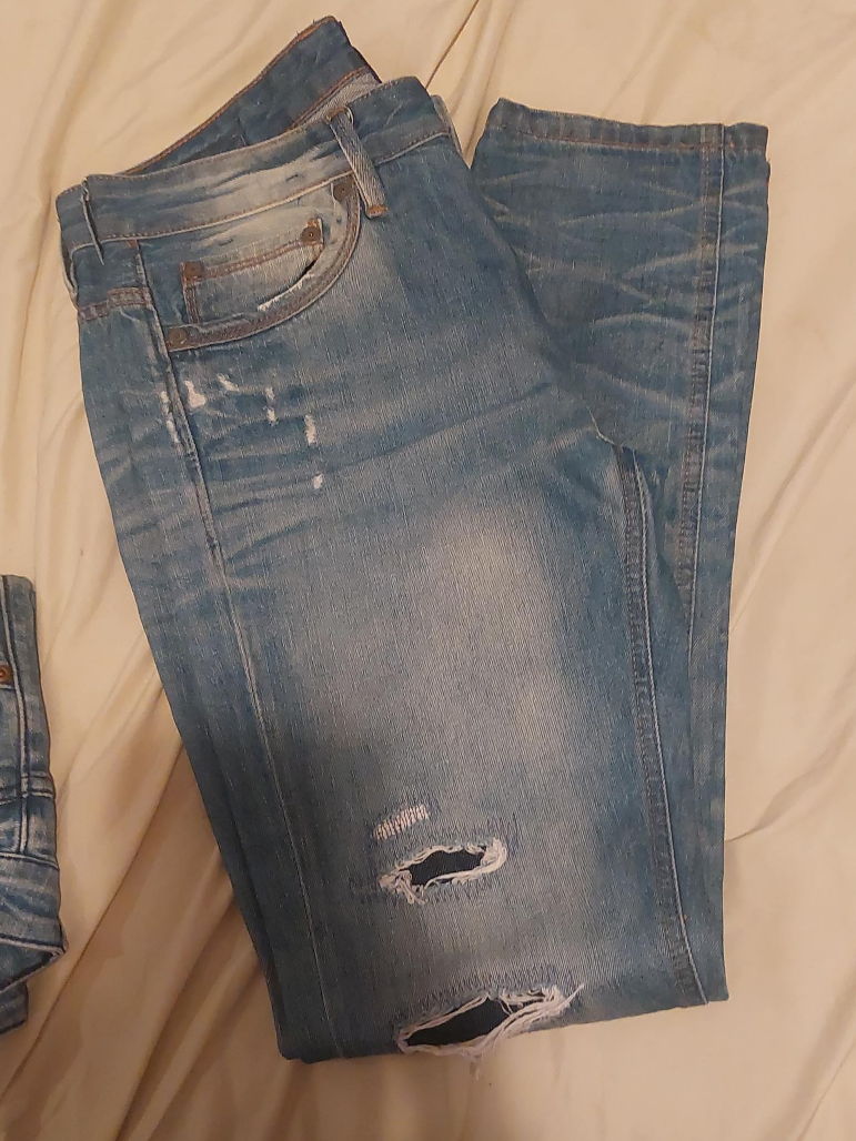 Distressed Denim Jeans thumbnail