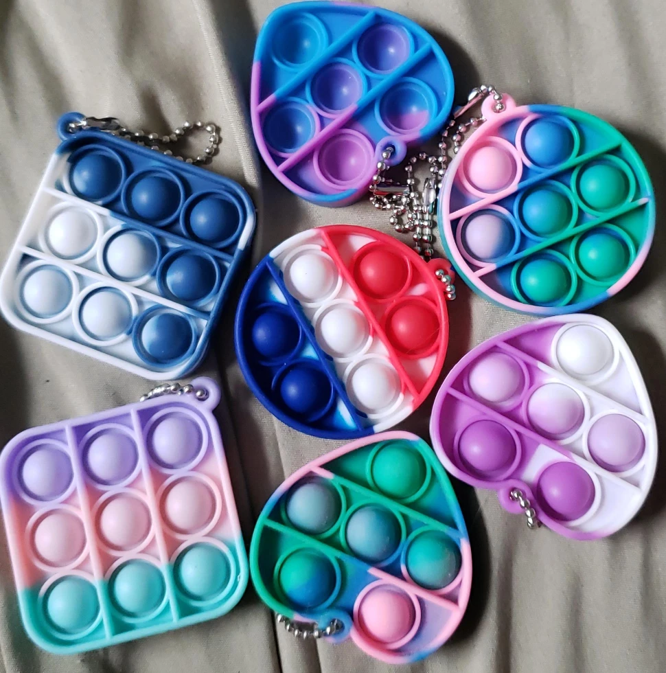 Assorted Pop It Keychains thumbnail