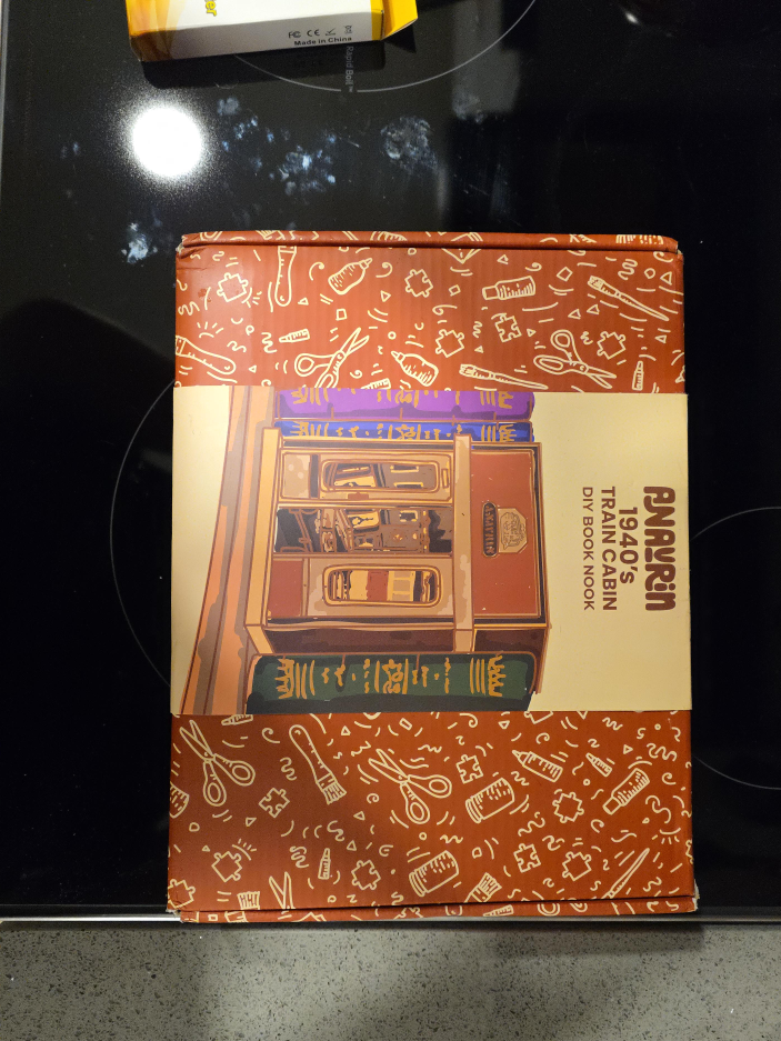 ANAVRIN 1940's Train Cabin DIY Book Nook thumbnail