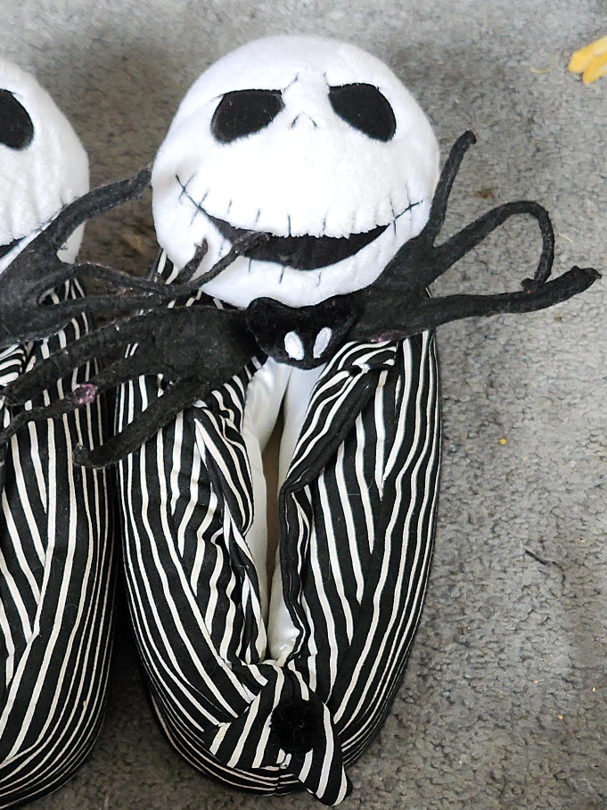 The Nightmare Before Christmas Jack Skellington Slippers