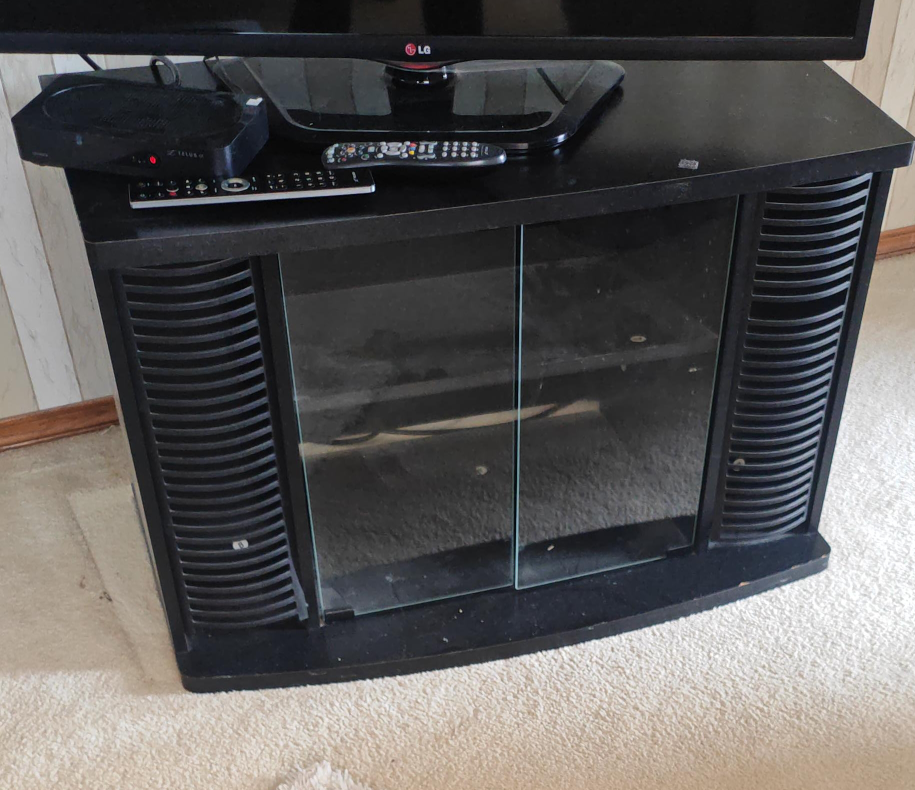 Black TV & Entertainment Center