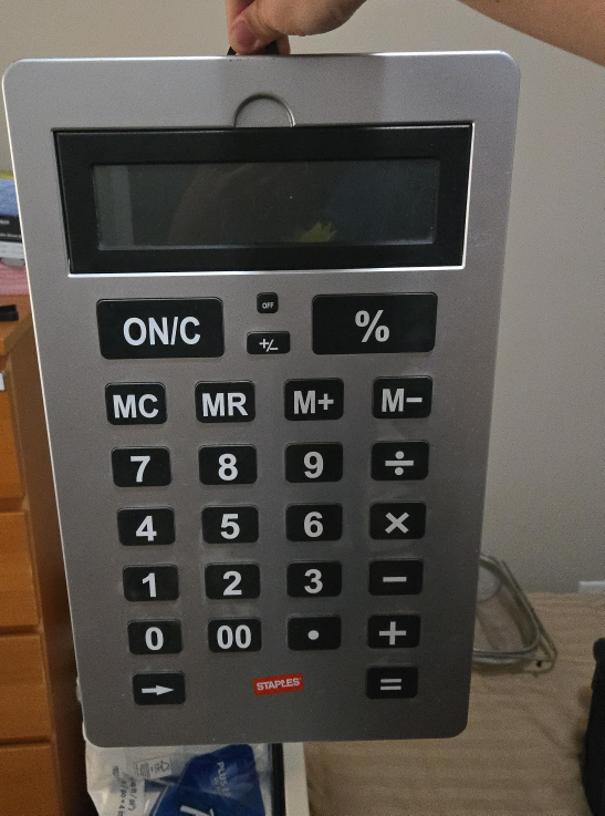 Staples Large Desktop Calculator