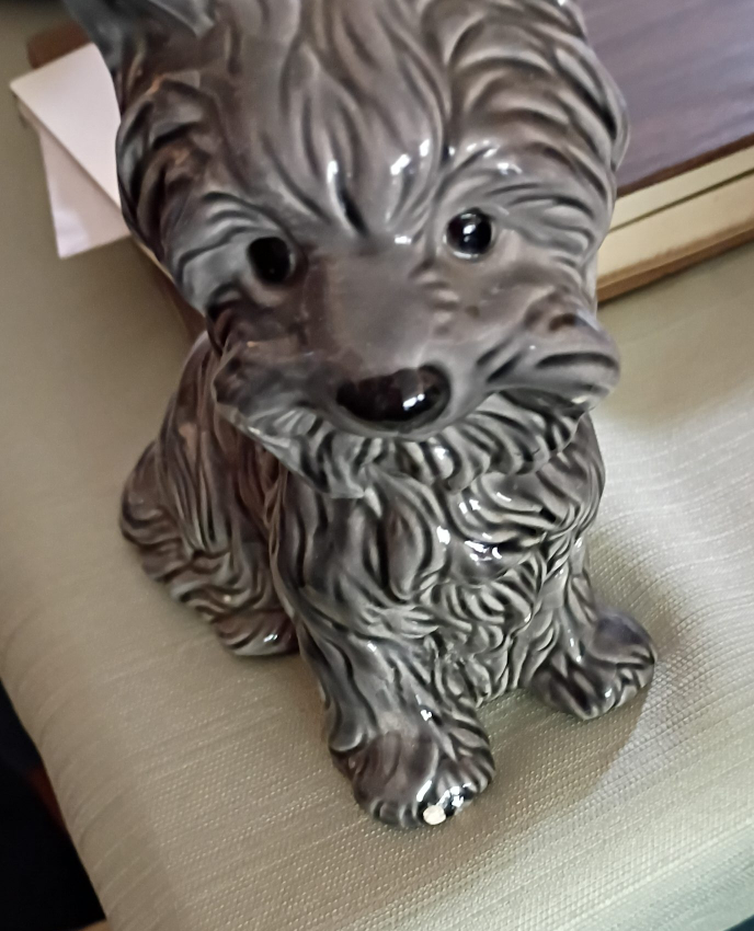 Vintage Ceramic Dog Figurine thumbnail