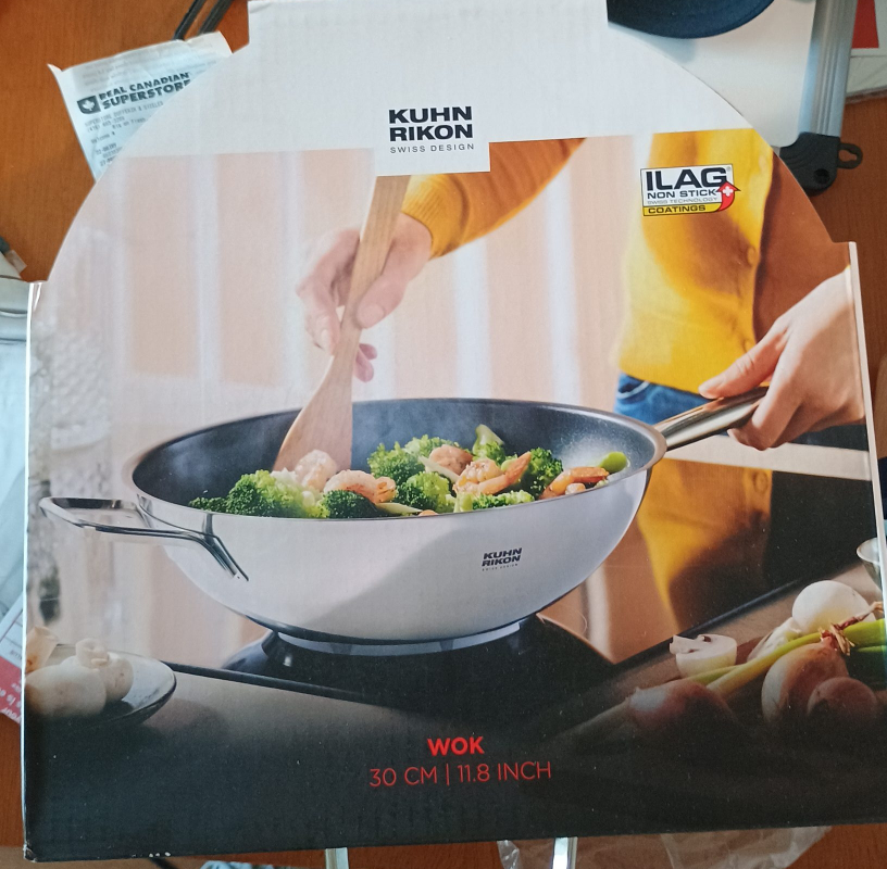 🥕 New Kuhn Rikon Wok - 30 cm / 11.8 inch thumbnail