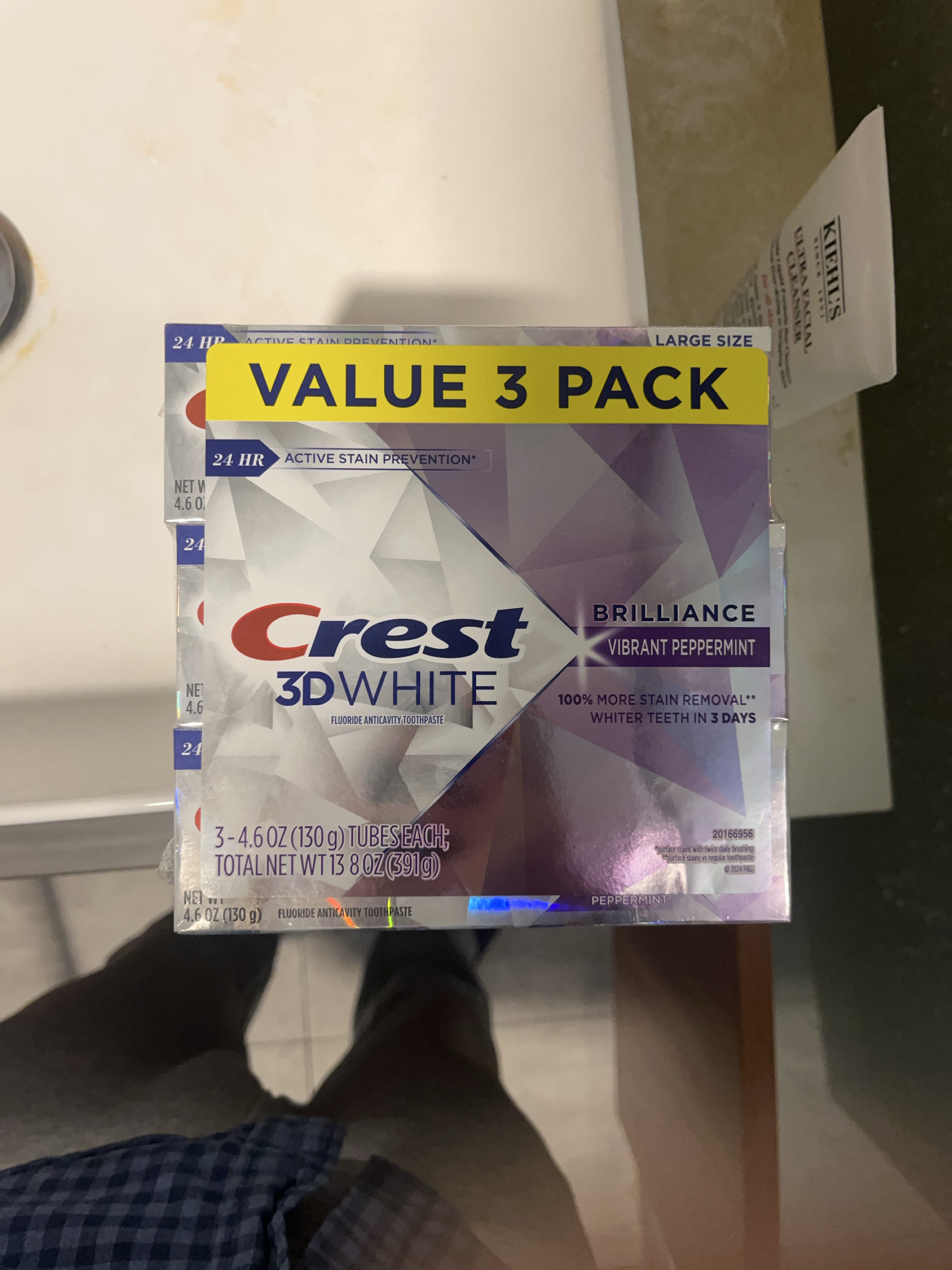 Unopened Crest 3D White Toothpaste Value Pack thumbnail