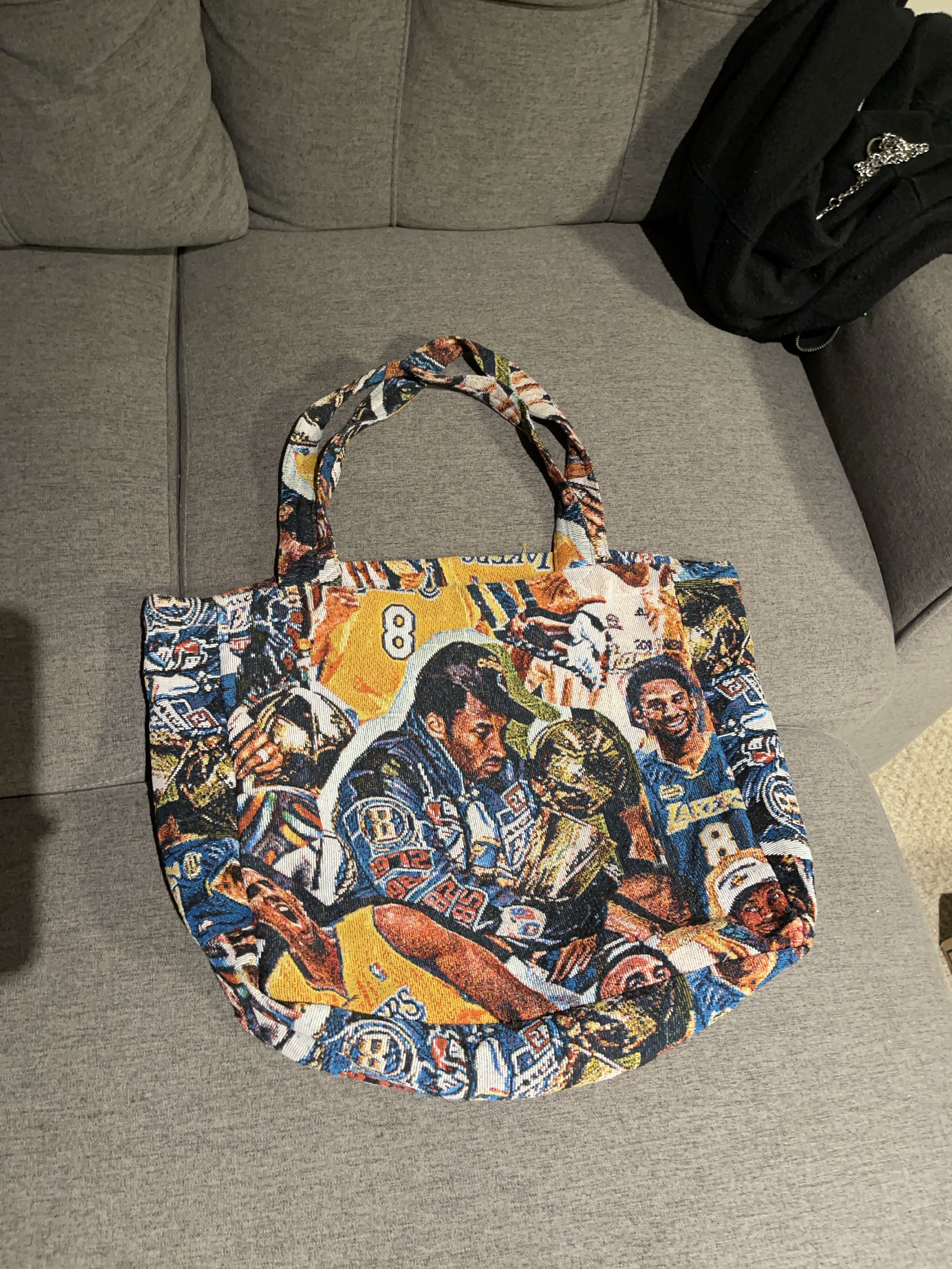 Kobe Bryant Tapestry Tote Bag thumbnail