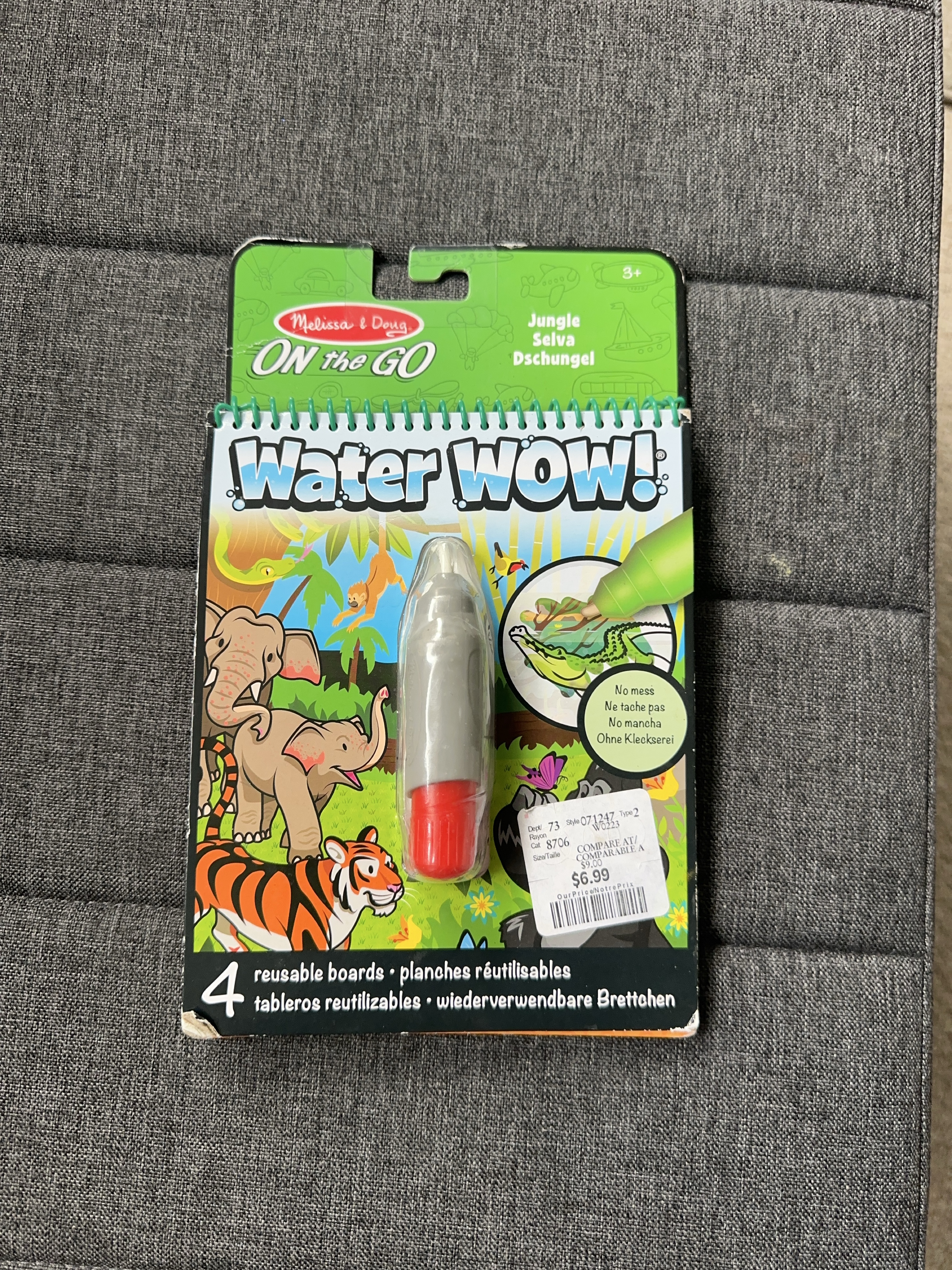 Melissa & Doug Water Wow Jungle On The Go Activity thumbnail