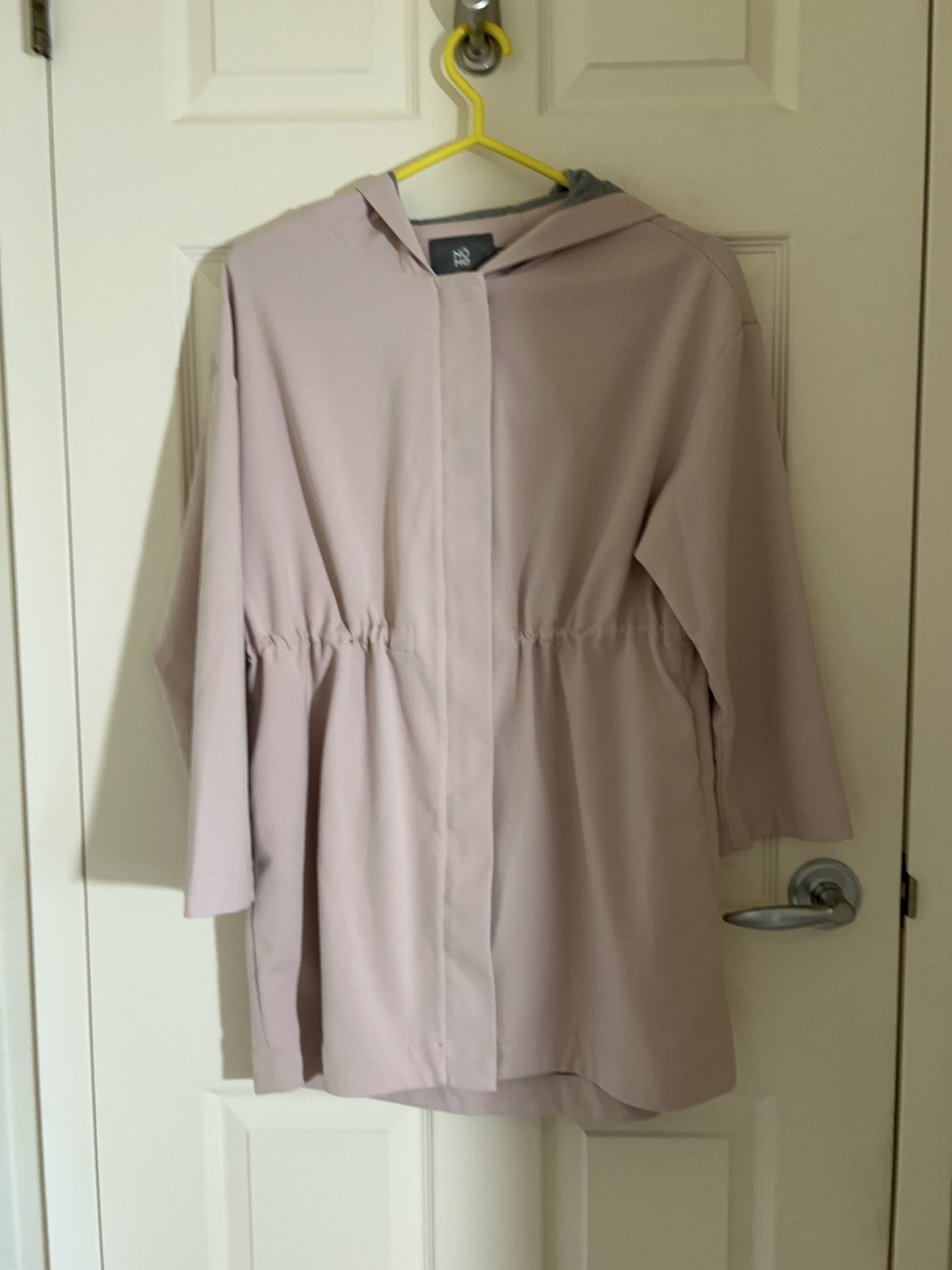 Pink Hooded Parka Jacket