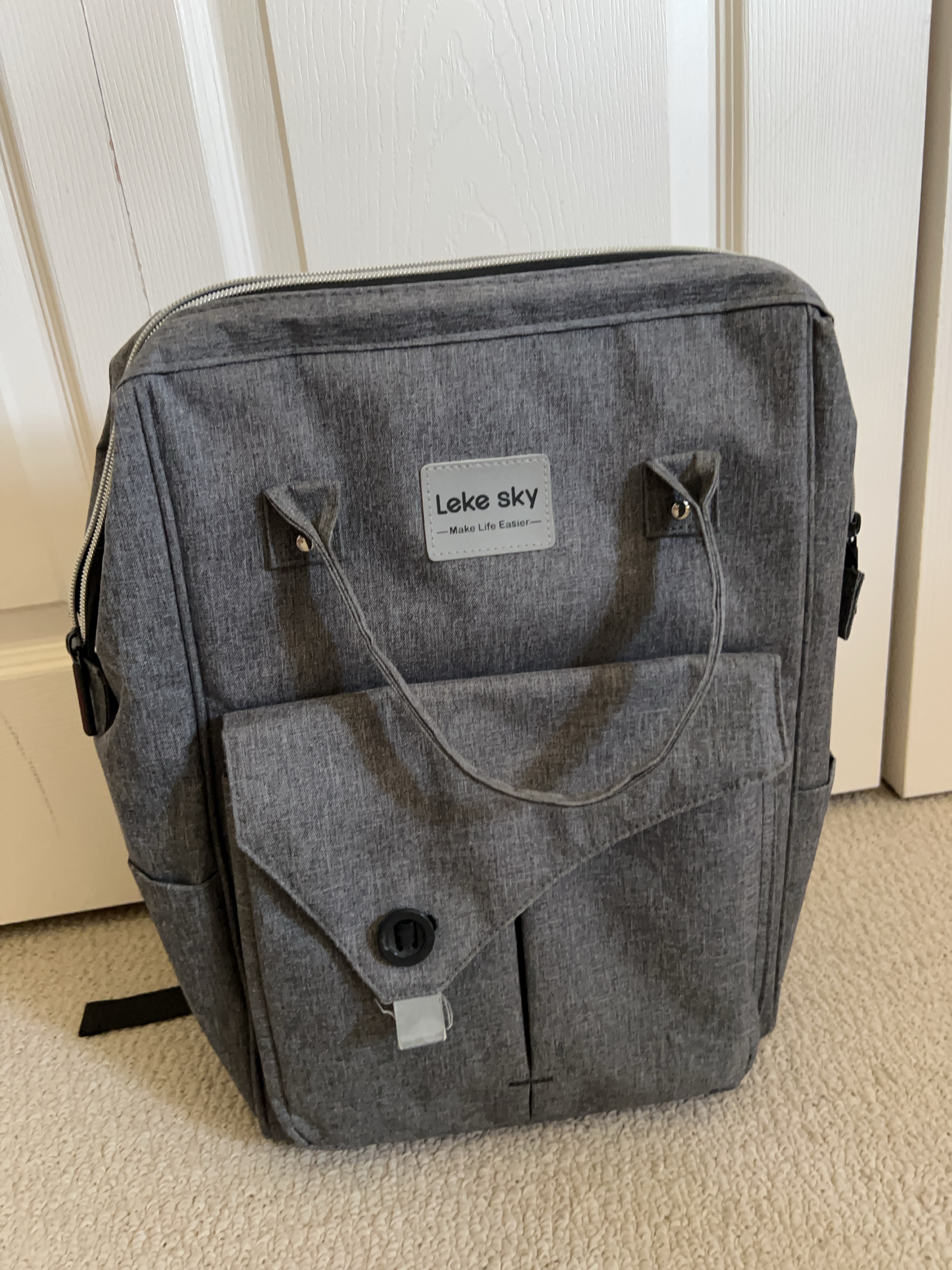 Leke Sky Grey Backpack