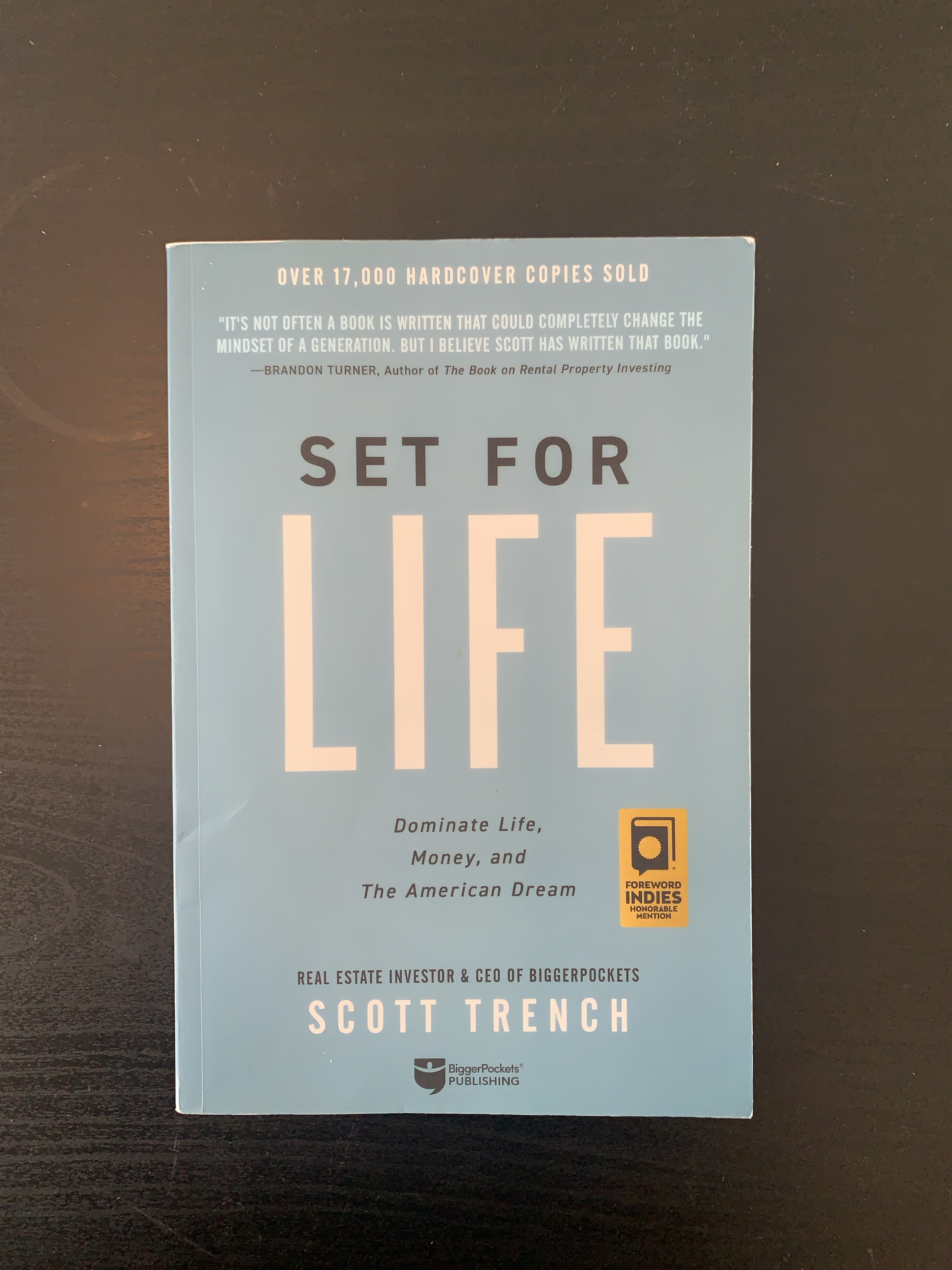 Set For Life Book by Scott Trench