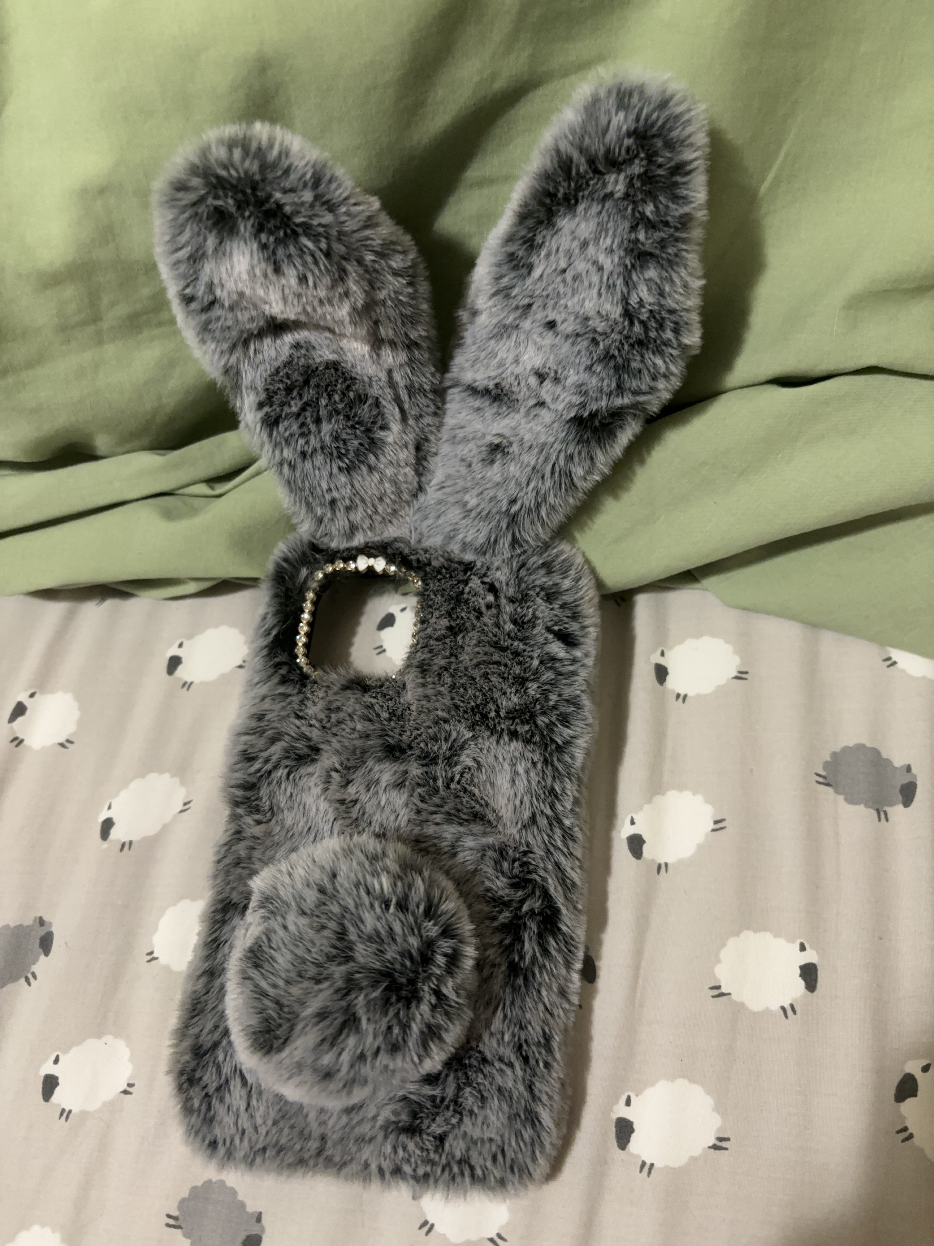 Fluffy Bunny Phone Case iphone 15 thumbnail