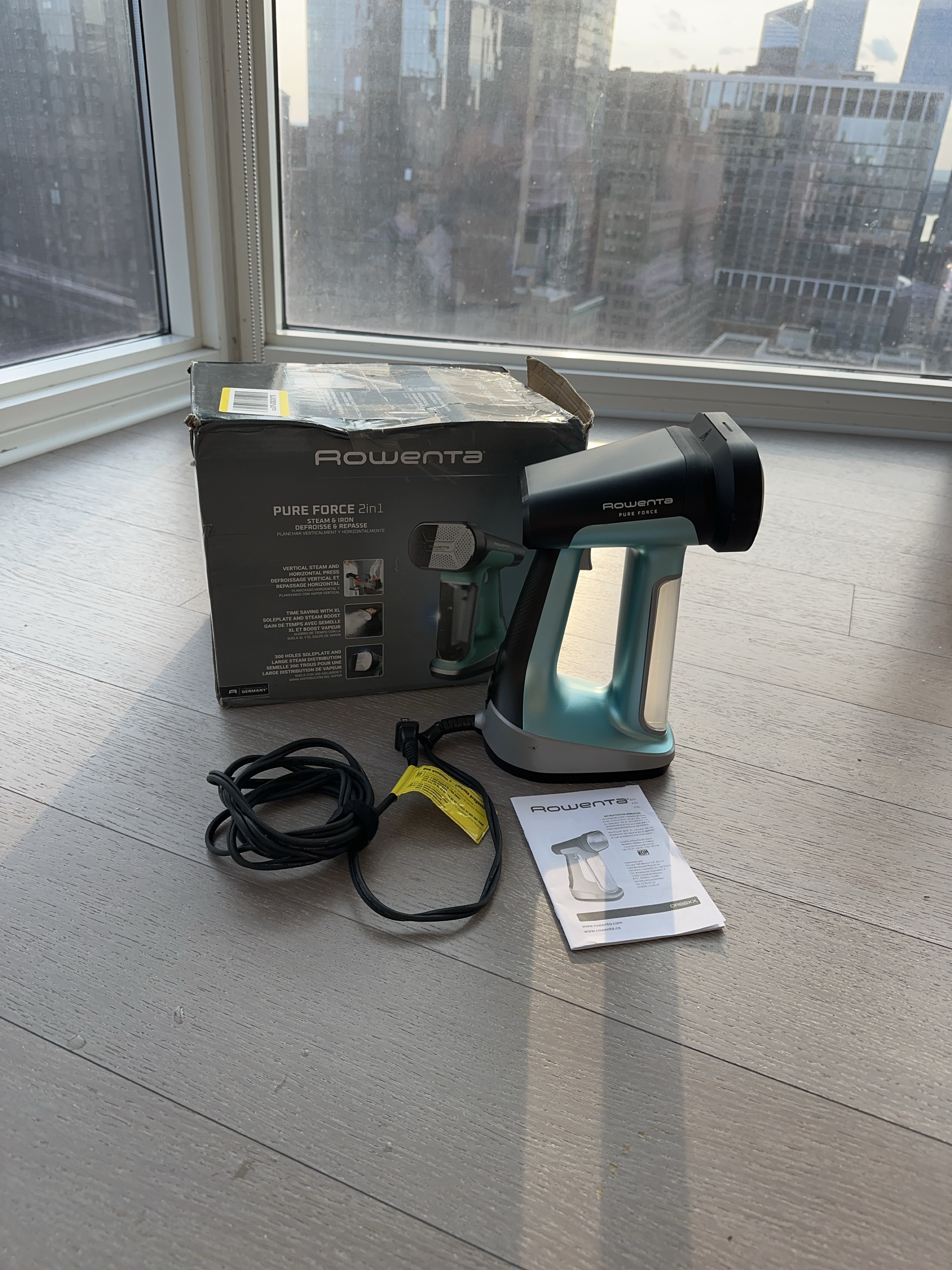 Rowenta Pure Force 2 in 1 Steamer and Iron thumbnail