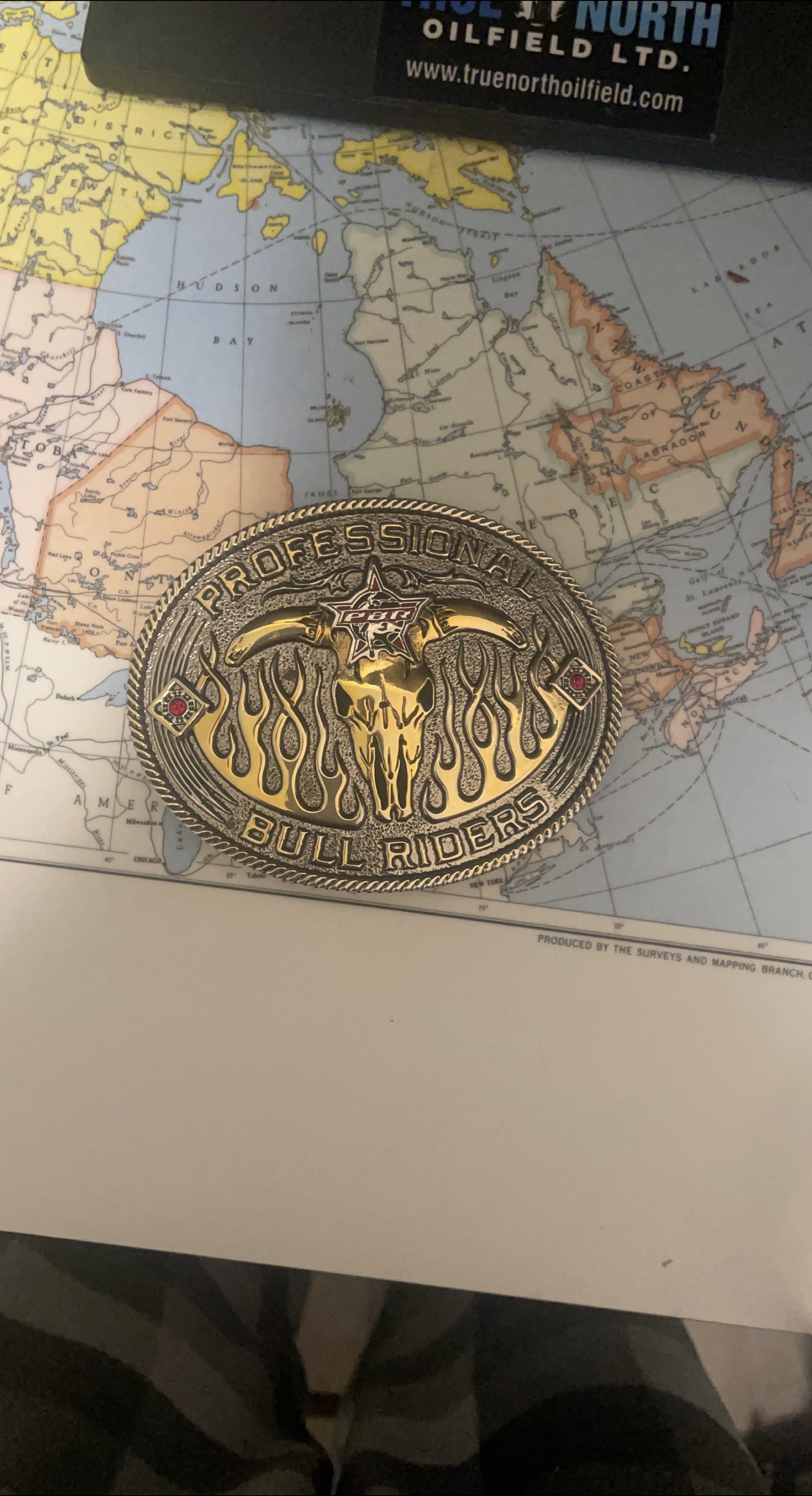 Professional Bull Riders Belt Buckle thumbnail