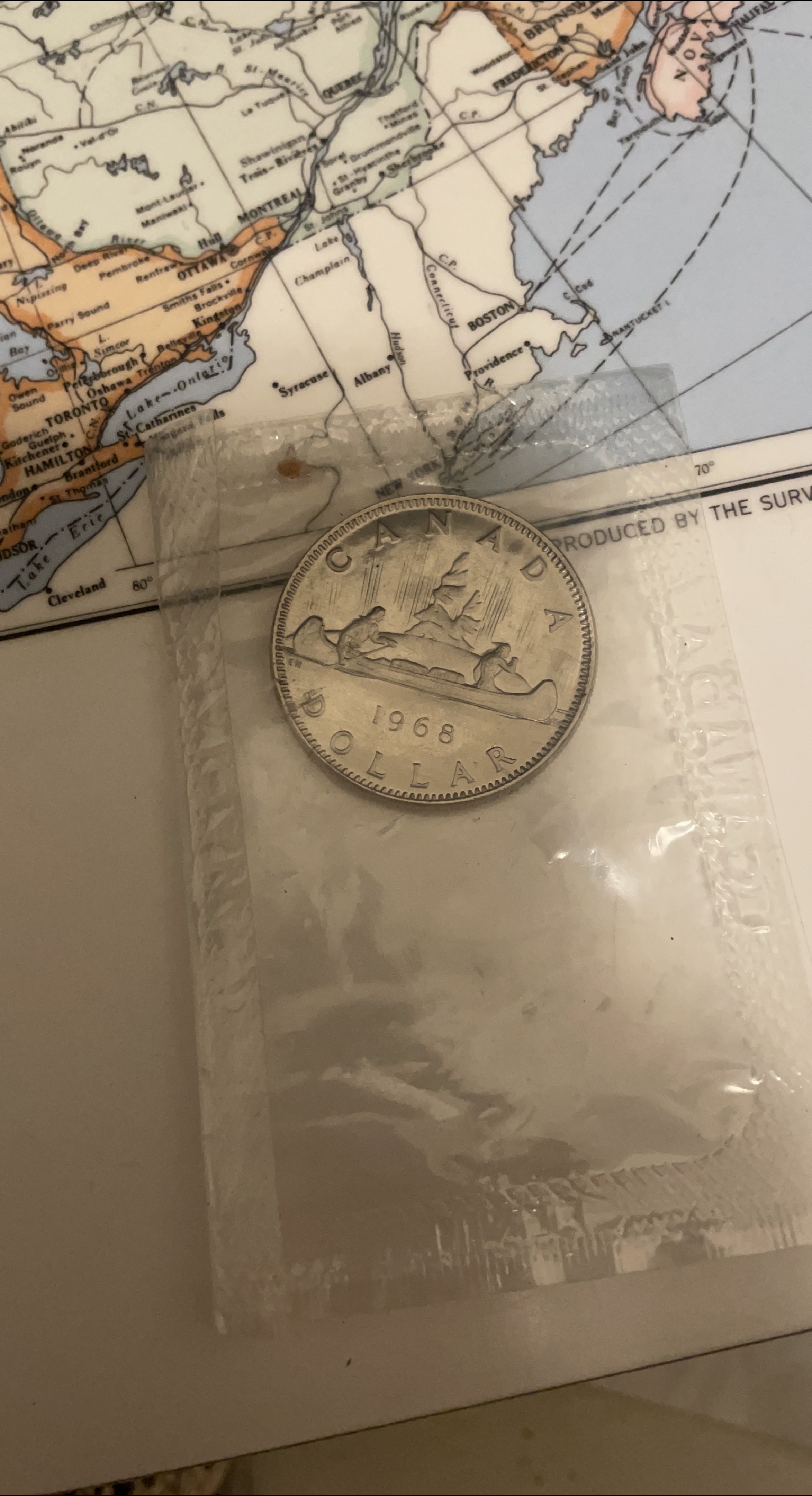 1968 Canadian Silver Dollar thumbnail