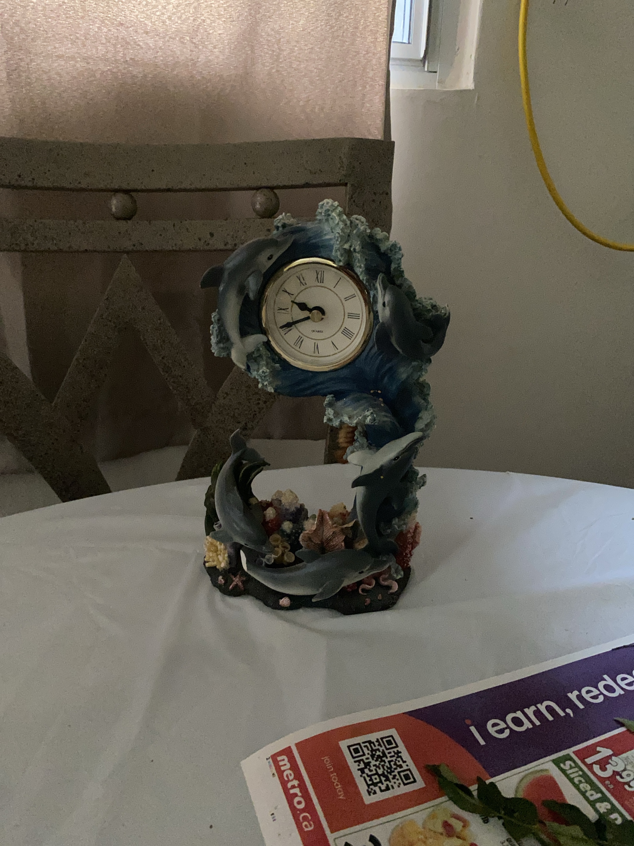 Dolphin Clock Ornament thumbnail