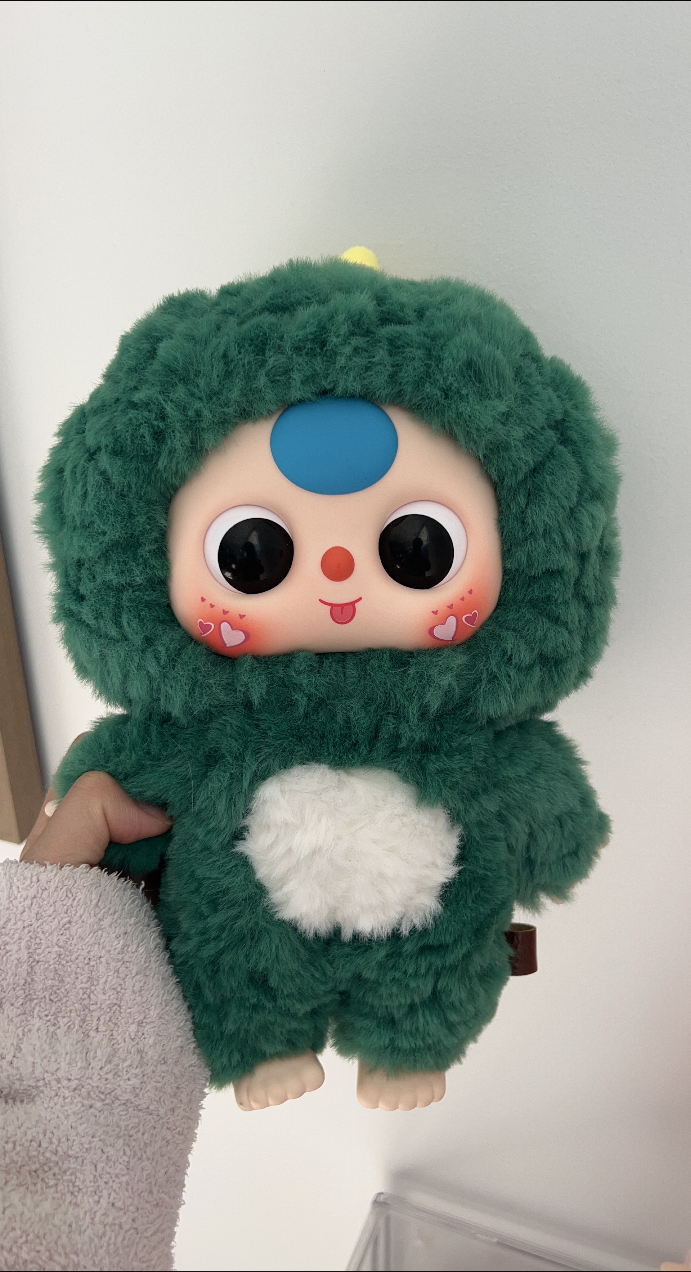 400% Green Furry Plush Toy