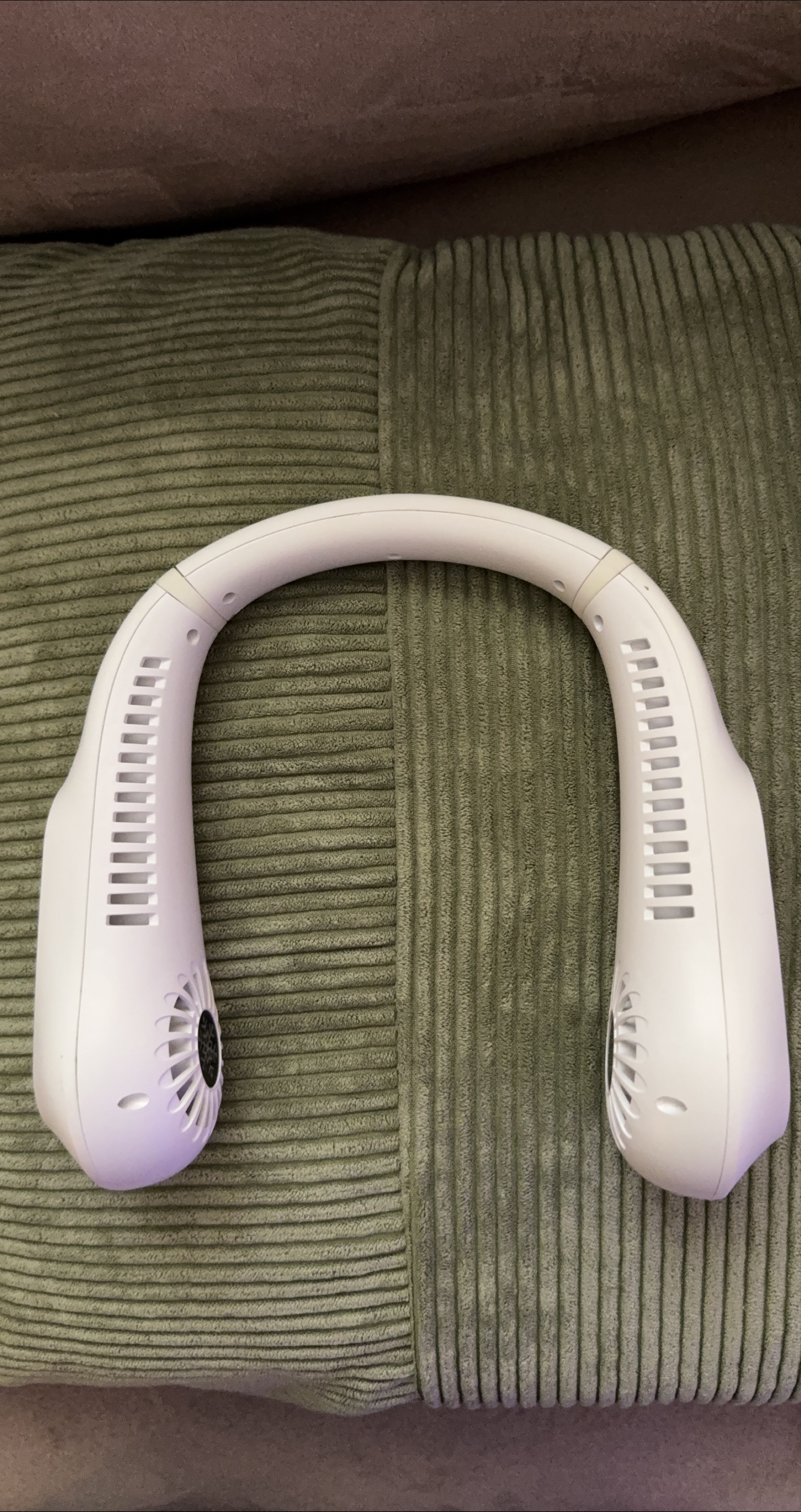 White Personal Neck Fan thumbnail