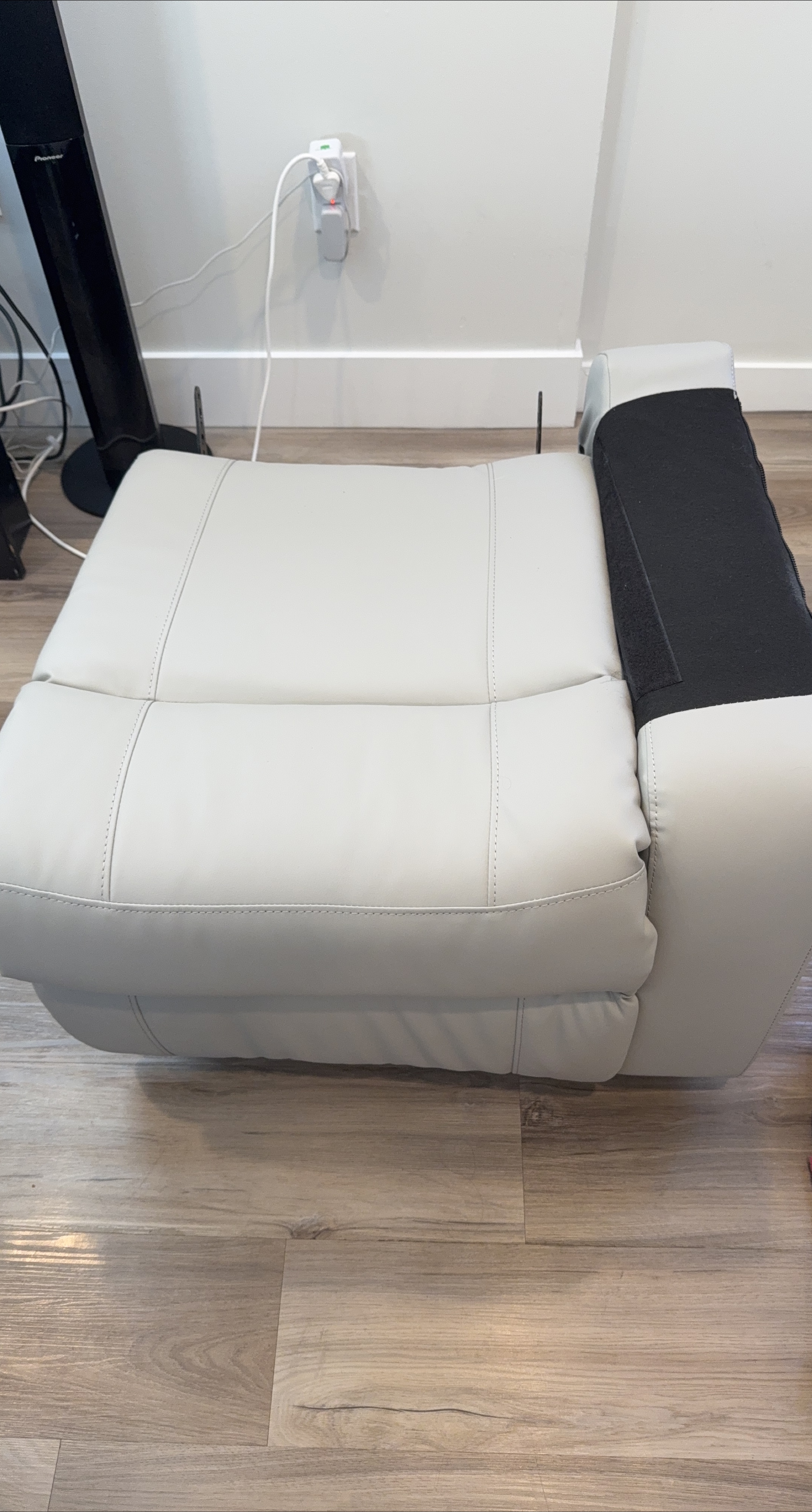 Light Grey Reclining Seat